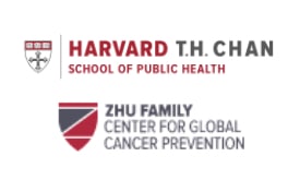 Harvard Chan School of Public Health and Zhu Family Center for Global Cancer Prevention logo