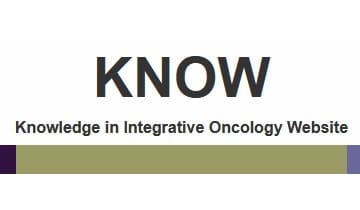 Knowlege in Integrative Oncology Website logo