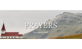 Prayers for a pilgrim church logo