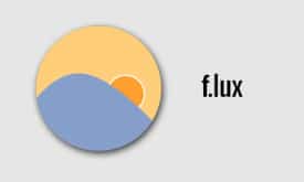 f.lux logo