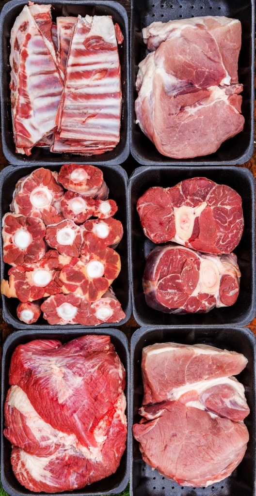 red meat is a less healthy source of protein